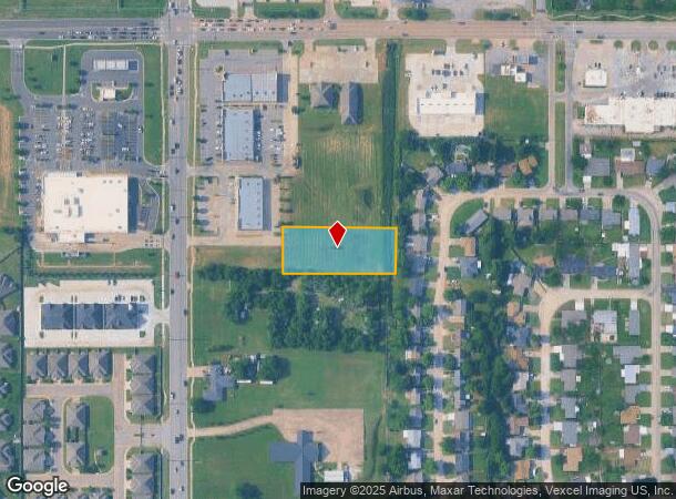 680 N Santa Fe Ave, Moore, OK Parcel Map