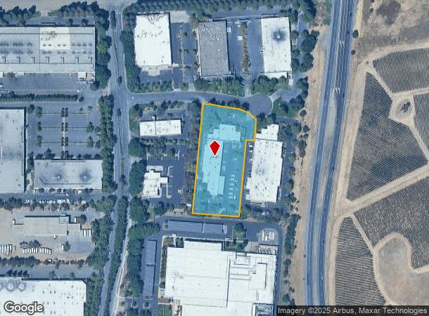 841 Latour Ct, Napa, CA Parcel Map