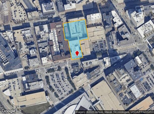 627 Prospect Ave E, Cleveland, OH Parcel Map