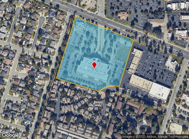  1950 Foothill Blvd, La Verne, CA Parcel Map