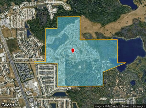  2110 Thousand Trails Blvd, Clermont, FL Parcel Map