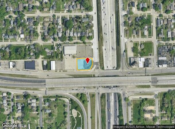  877 E 8 Mile Rd, Hazel Park, MI Parcel Map