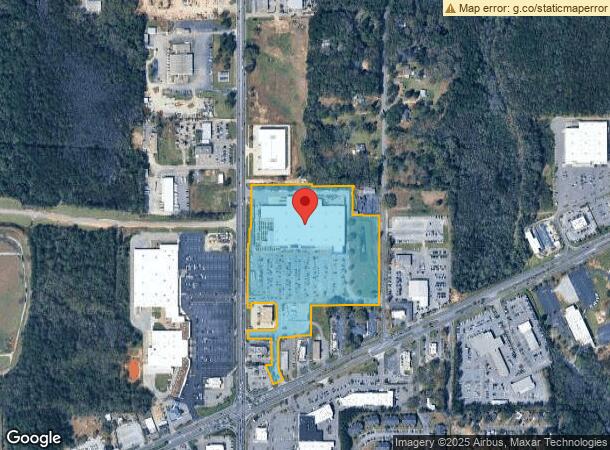  7760 Airport Blvd, Mobile, AL Parcel Map