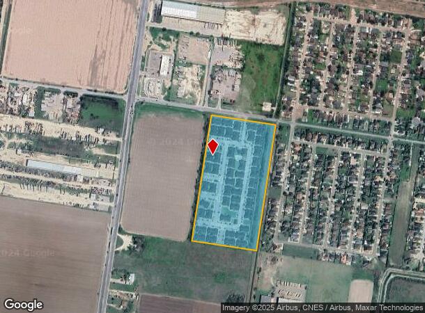  1701 W Las Milpas Rd, Pharr, TX Parcel Map