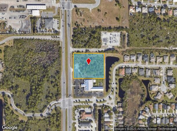  4611 N Wickham Rd, Melbourne, FL Parcel Map