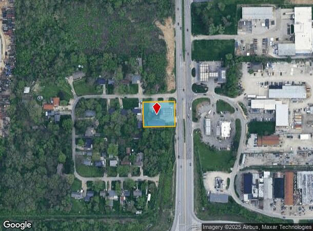  2554 N Emerson Ave, Indianapolis, IN Parcel Map