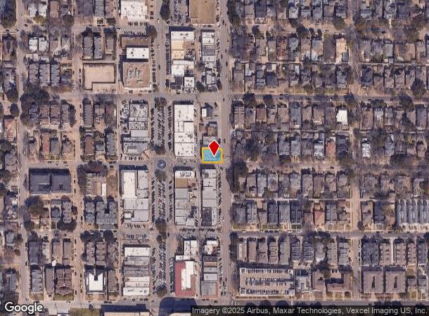  6801 Hillcrest Ave, Dallas, TX Parcel Map