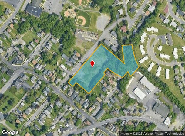  1310 Clay Ave, Scranton, PA Parcel Map