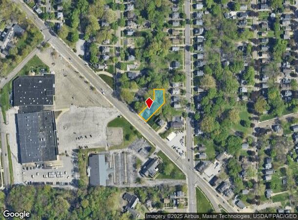  631 W Exchange St, Akron, OH Parcel Map