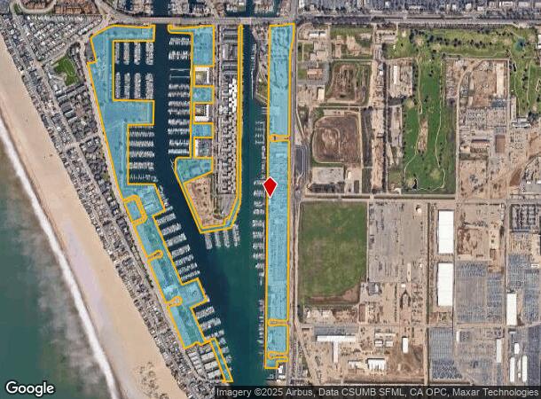  3615 Victoria Ave, Oxnard, CA Parcel Map