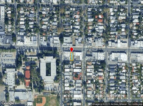 7714 Melrose Ave, Los Angeles, CA Parcel Map