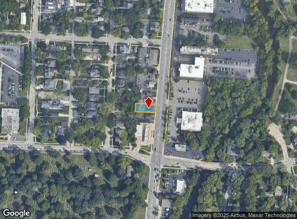  639 S Washington St, Naperville, IL Parcel Map