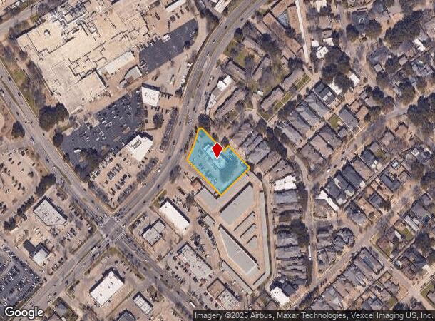 3602 Inwood Rd, Dallas, TX Parcel Map