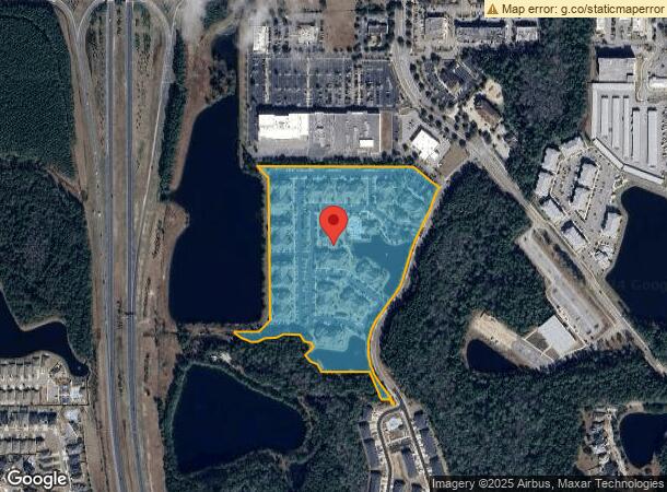  250 Cherry Ridge Dr, Jacksonville, FL Parcel Map