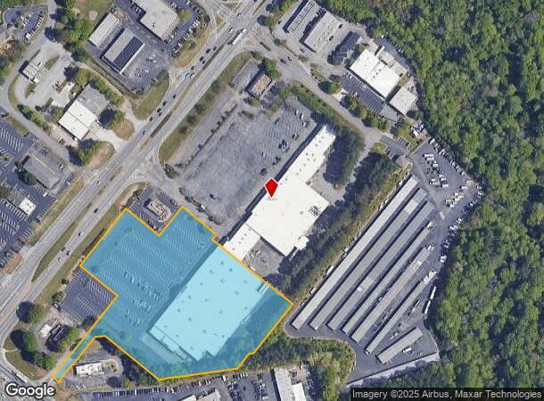 1605 Buford Hwy, Buford, GA Parcel Map