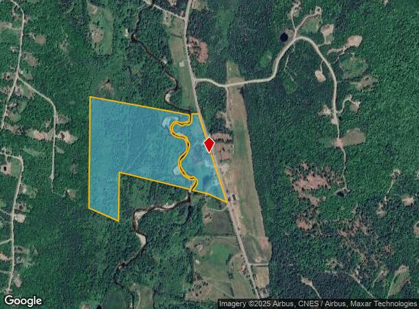 1172 Easton Rd, Franconia, NH Parcel Map