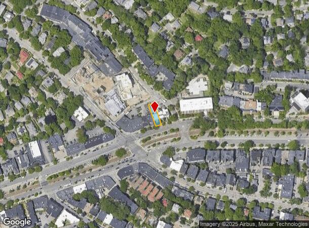  1618 Beacon St, Brookline, MA Parcel Map