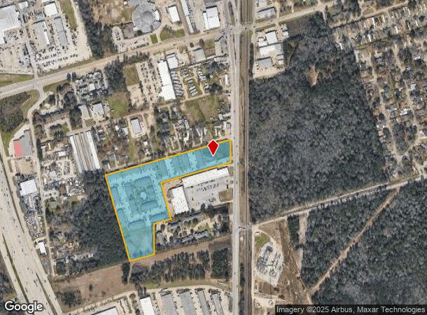 1200 S Frazier St, Conroe, TX Parcel Map
