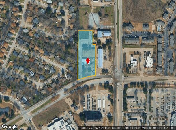 711 W Arbrook Blvd, Arlington, TX Parcel Map