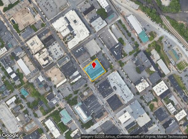 828 Main St, Lynchburg, VA Parcel Map