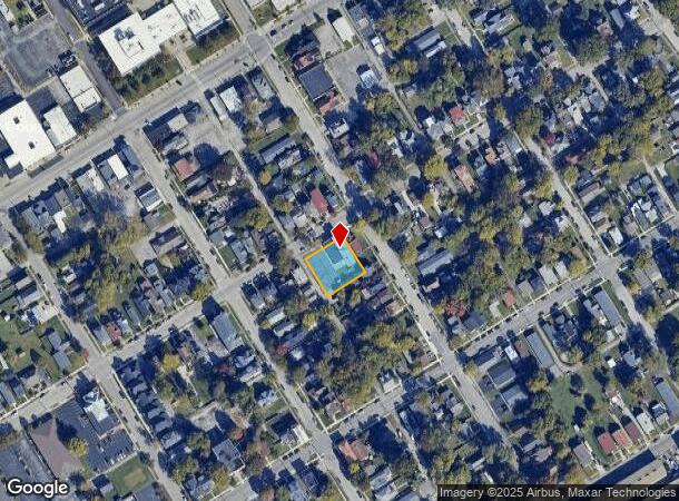  526 E Maple St, Jeffersonville, IN Parcel Map