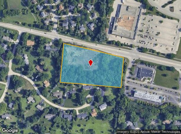 1601 W Main St, Sleepy Hollow, IL Parcel Map