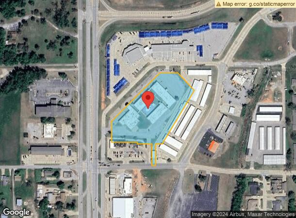  2701 S 4Th St, Chickasha, OK Parcel Map