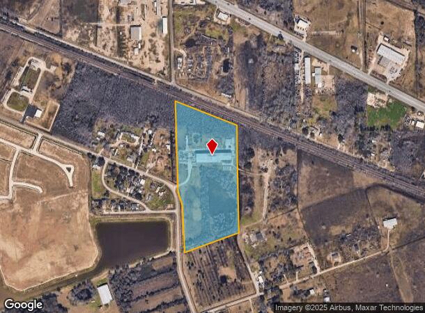 2200 E House St, Alvin, TX Parcel Map