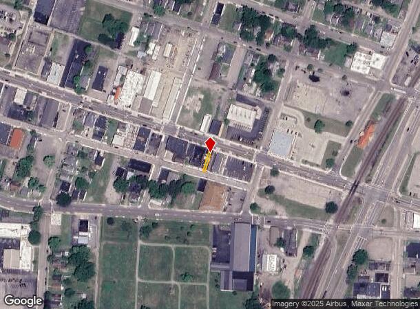  1728 Central Ave, Middletown, OH Parcel Map