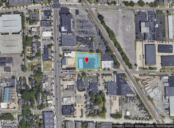  203 E Hudson Ave, Royal Oak, MI Parcel Map