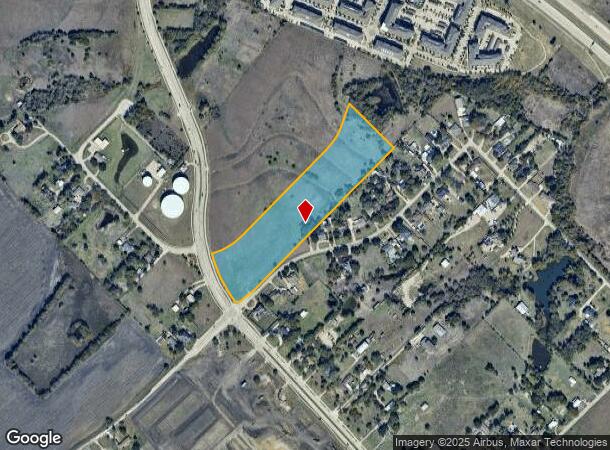  9300 Merritt Rd, Rowlett, TX Parcel Map