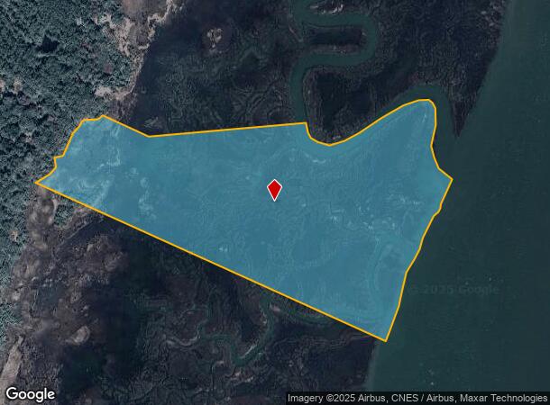  2960 Lawrence Rd, Saint Simons Island, GA Parcel Map