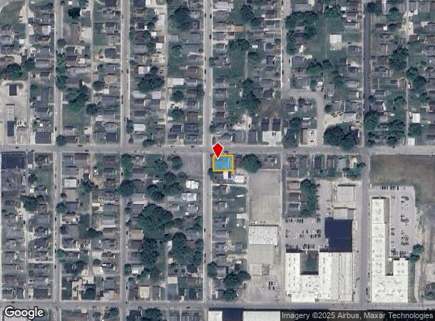1340 Mill St, Jasper, IN Parcel Map