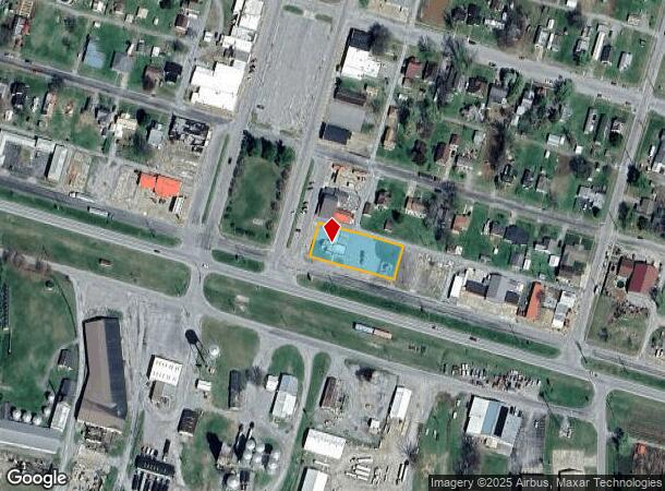 105 E Shawnee Ave, Shawneetown, IL Parcel Map