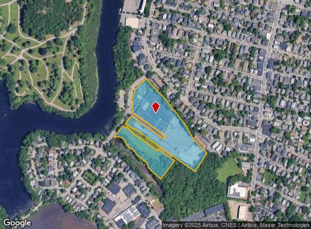48 Woerd Ave, Waltham, MA Parcel Map