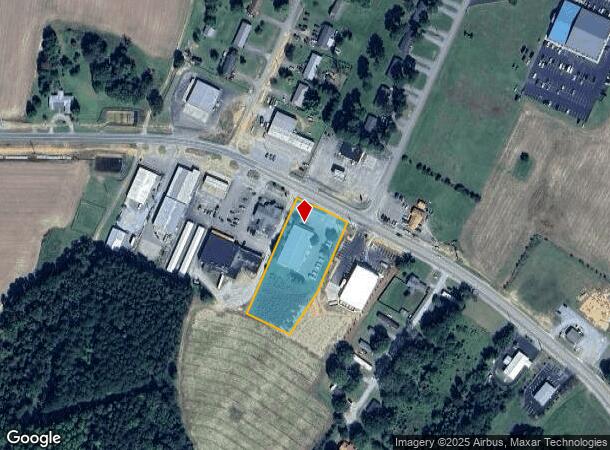  203 N Main St, Broadway, NC Parcel Map