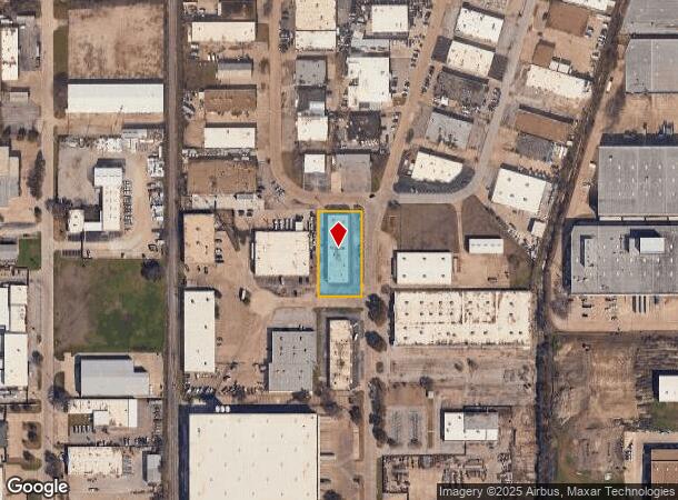  2805 National Dr, Garland, TX Parcel Map