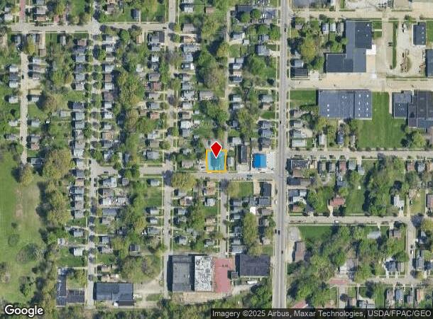 497 Baird St, Akron, OH Parcel Map