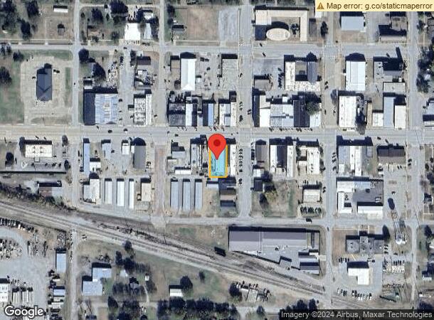  406 W Main St, Stroud, OK Parcel Map