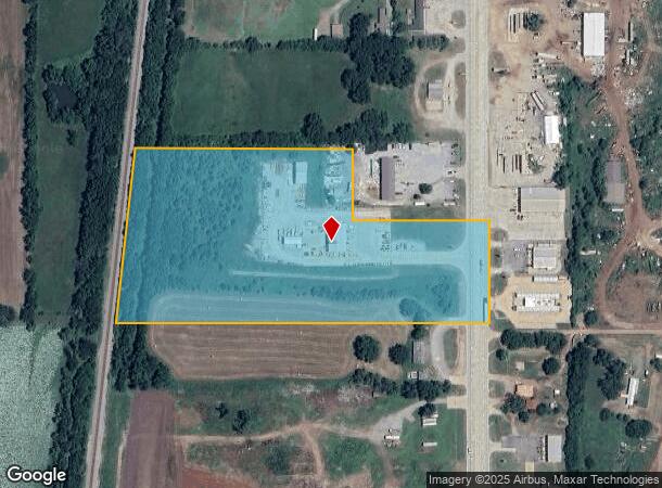  1207 S Chouteau Ave, Chouteau, OK Parcel Map