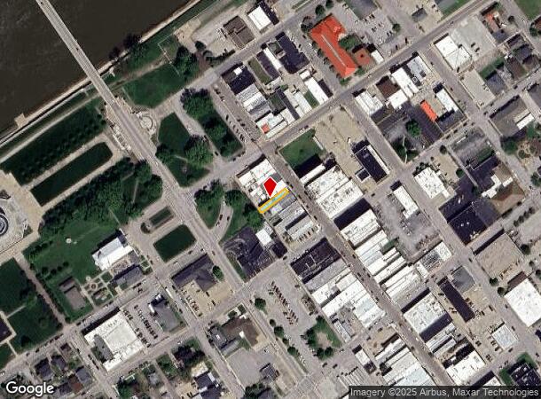 215 Main St, Vincennes, IN Parcel Map