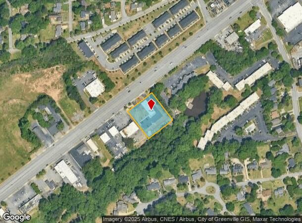  832 Wade Hampton Blvd, Greenville, SC Parcel Map