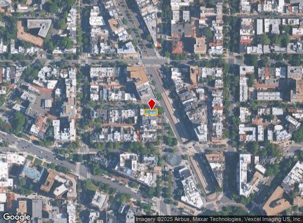 1614 20Th St Nw, Washington, DC Parcel Map