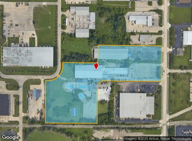 8603 N University St, Peoria, IL Parcel Map