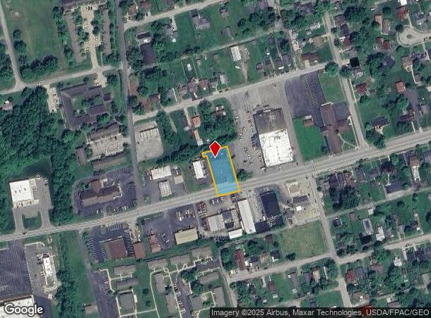  1045 Jefferson St, Greenfield, OH Parcel Map