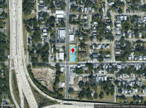  2721 N Nebraska Ave, Tampa, FL Parcel Map