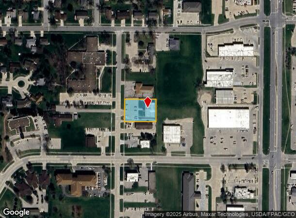 2502 S 2Nd St, Marshalltown, IA Parcel Map
