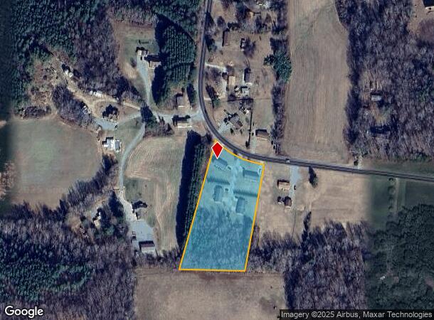 1532 Rhodes Rd, Lexington, NC Parcel Map