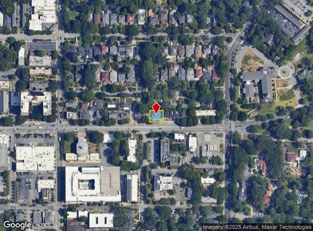  1126 Ponce De Leon Ave Ne, Atlanta, GA Parcel Map