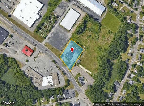  1332 Fall River Ave, Seekonk, MA Parcel Map